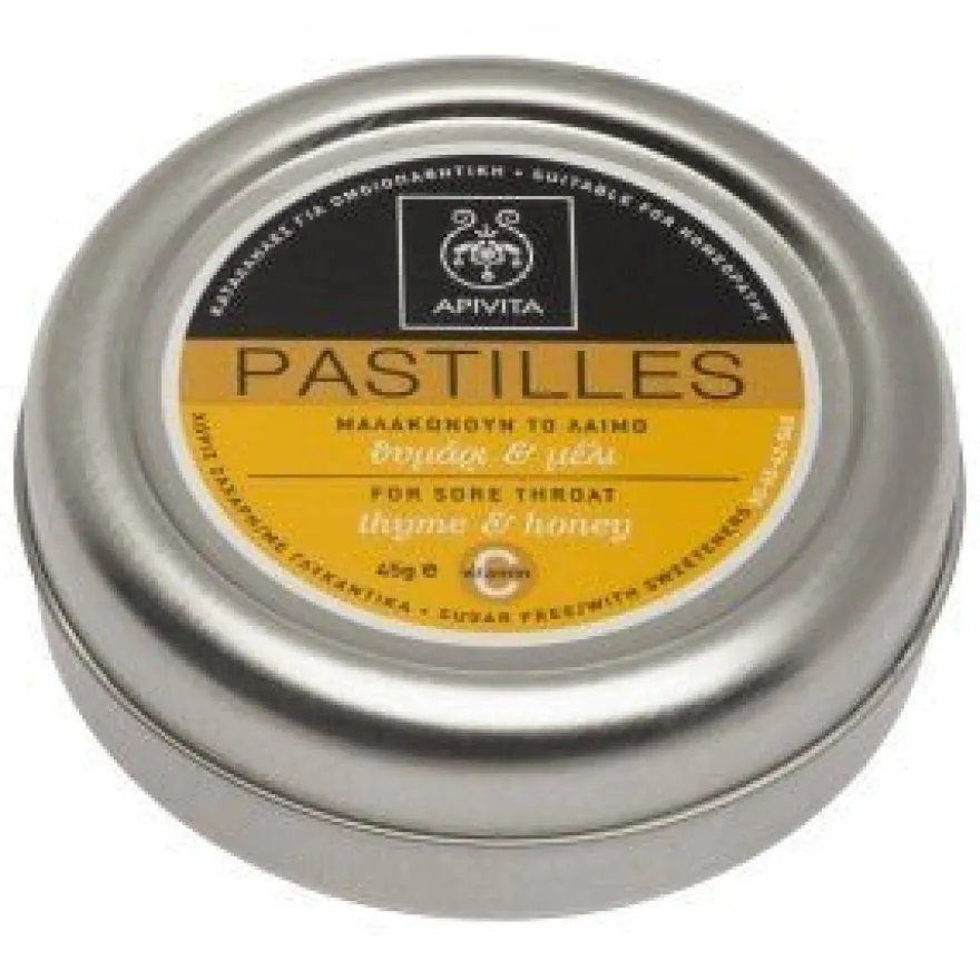 Apivita Pastillas de Tomillo y Miel 45g