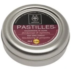 Apivita Pastillas Garganta con Mora y Propóleo 45g