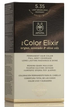 APIVITA Tinte 5.35 Castaño Claro Dorado Caoba My Color Elixir