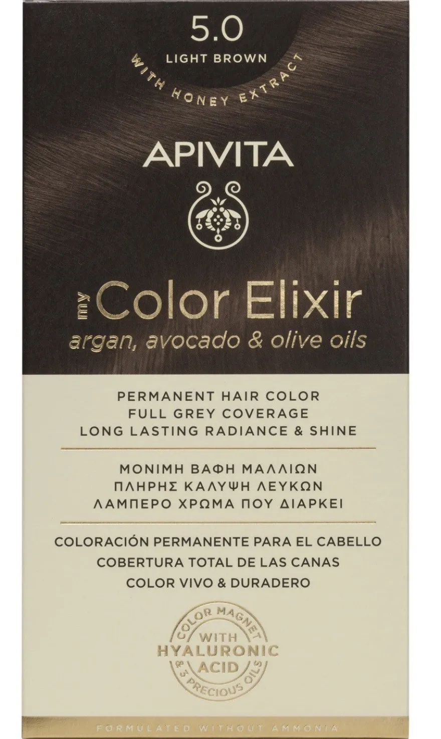 APIVITA Tinte 5.0 Castaño Claro My Color Elixir