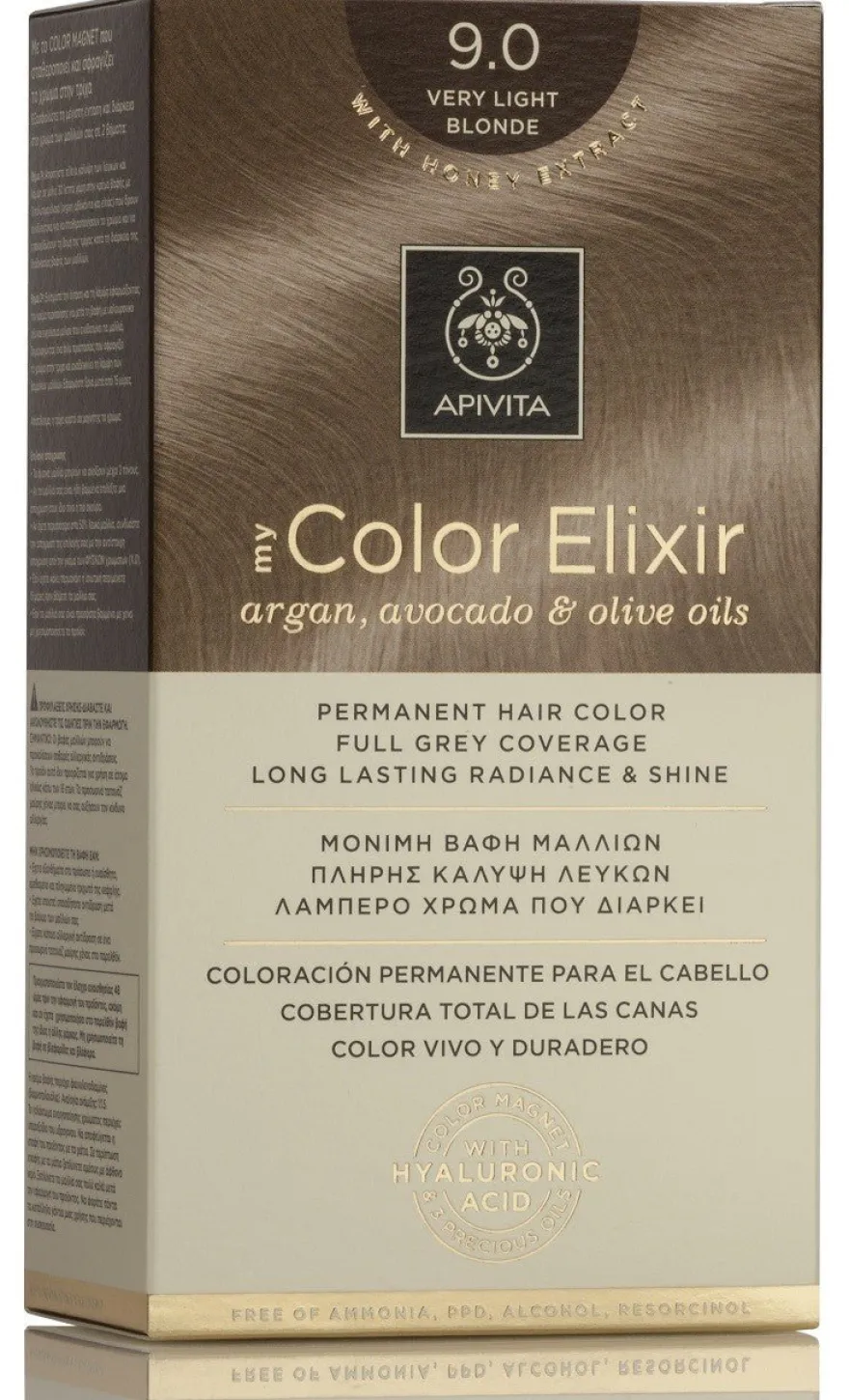 APIVITA Tinte 9.0 Rubio Muy Claro My Color Elixir