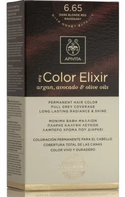 APIVITA Tinte 6.65 Rubio Oscuro Caoba My Color Elixir