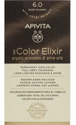 APIVITA Tinte 6.0 Rubio Oscuro My Color Elixir