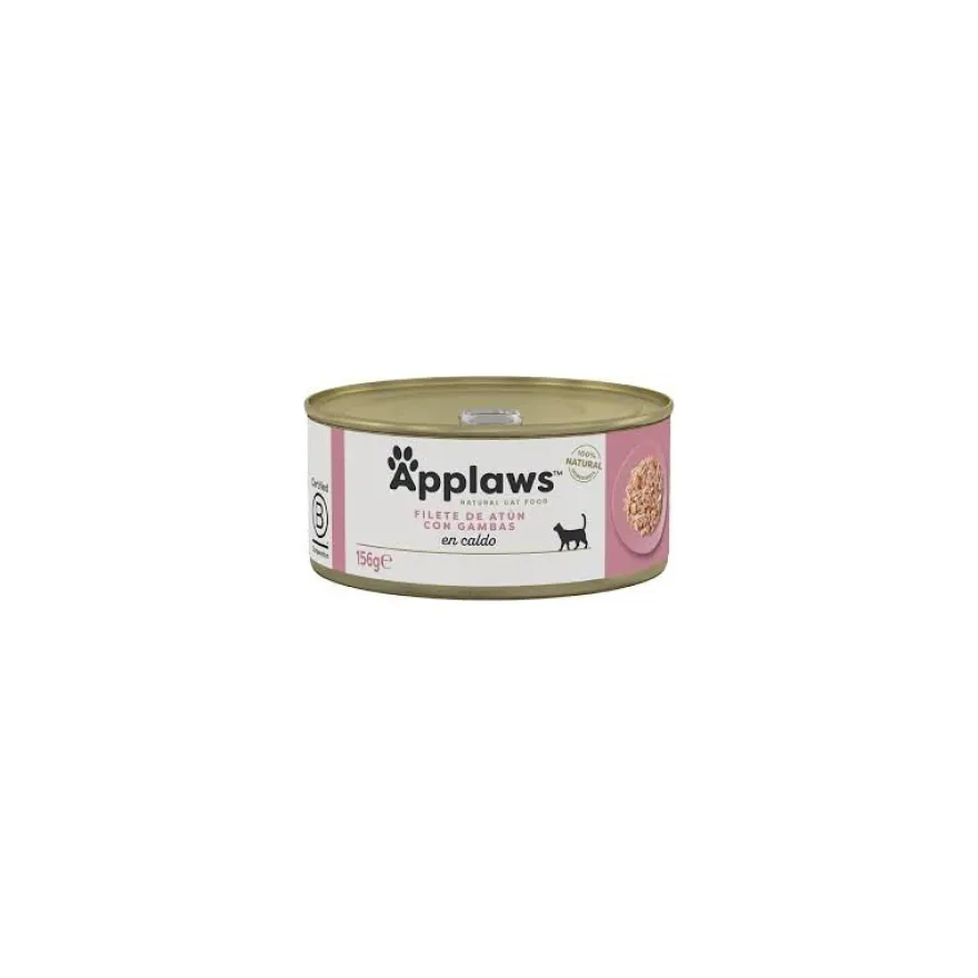 Applaws Atún y Gamba Comida Húmeda para Gatos 24x156g