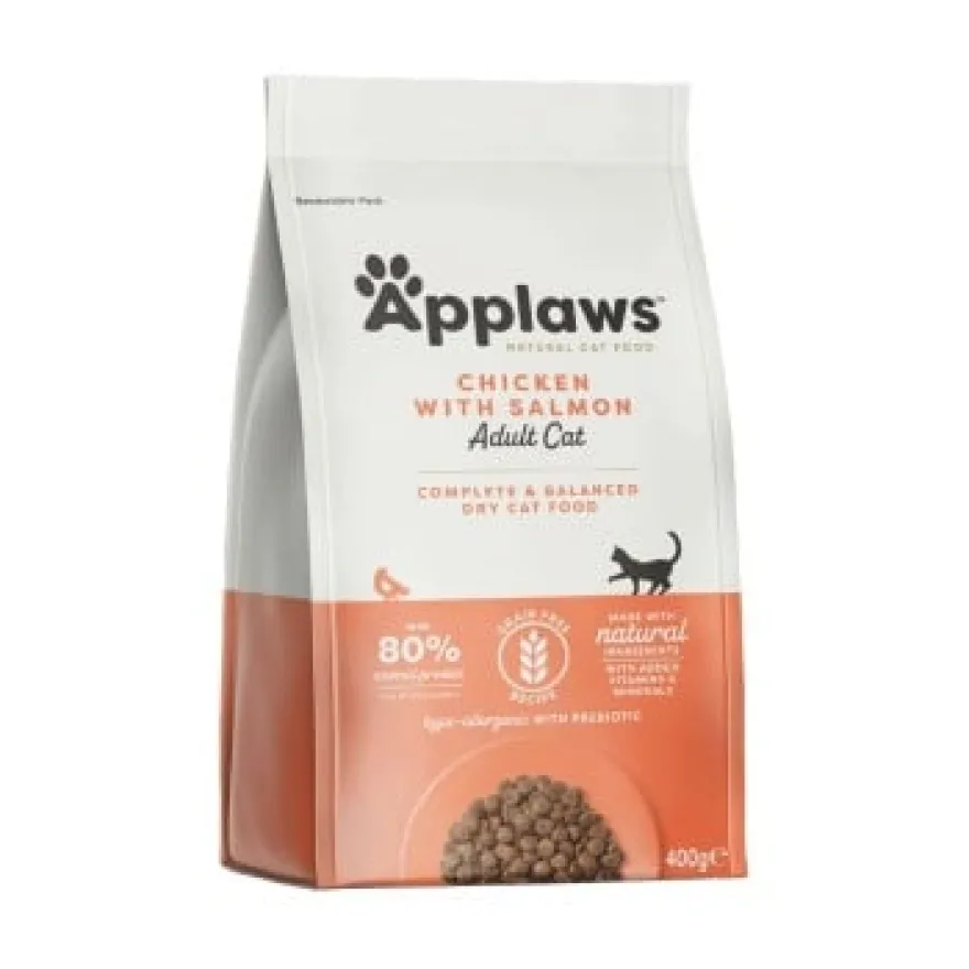 Applaws Cat Dry Pollo y Salmón 400g
