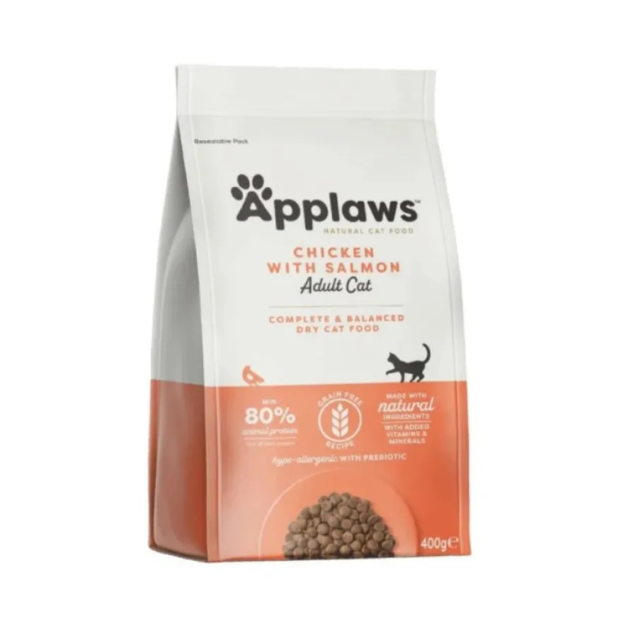 Applaws Cat Dry Pollo y Salmón 400g