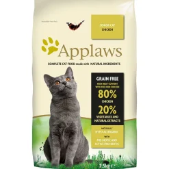 Applaws Cat Dry Senior Pollo Comida Seca 7.5kg