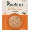 Applaws Cat Pechuga de Pollo y Filete de Atún Complemento 70gx12un