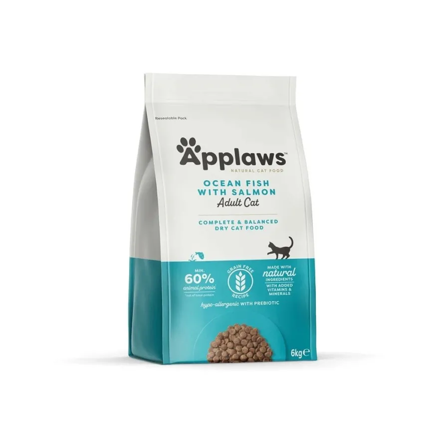 Applaws Cat Pescado y Salmón Alimento Seco 6kg