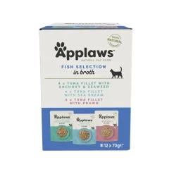 Applaws Cat Sobre Caldo Pescado Multipack 70gx12un