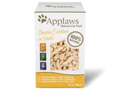 Applaws Cat Sobre Caldo Pollo Multipack 70gx12un