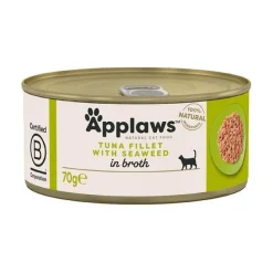 Applaws Filete de Atún en Gelatina Alimento Húmedo 16 sobres 70g