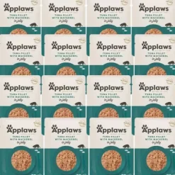 Applaws Filete de Atún y Caballa Nassfutter Gelatina 16 x 70g