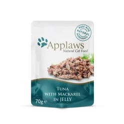 Applaws Filete de Atún y Caballa Nassfutter Gelatina 16 x 70g