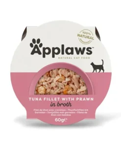 Applaws Filete de Atún y Gambas Comida Húmeda 600g (Pack de 10)
