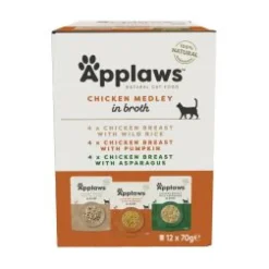 Applaws Kat Sobre Pollo con Espárragos Comida Húmeda 70g