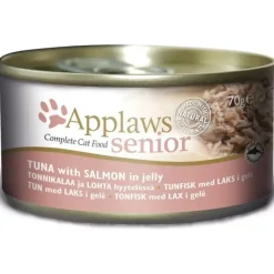 Applaws Lata Atún y Salmón Senior 70g, Pack 24 uds