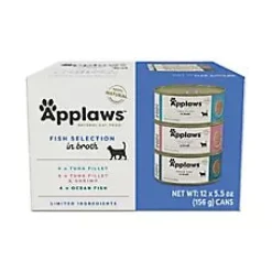 Applaws Lata Atún y Salmón Senior 70g, Pack 24 uds