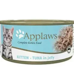 Applaws Lata Kitten Atún Comida húmeda 70g, 24 ud