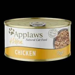 Applaws Lata Kitten Pechuga de Pollo Comida Húmeda 70g