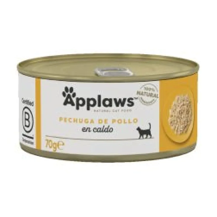 Applaws Lata Kitten Pechuga de Pollo Comida Húmeda 70g