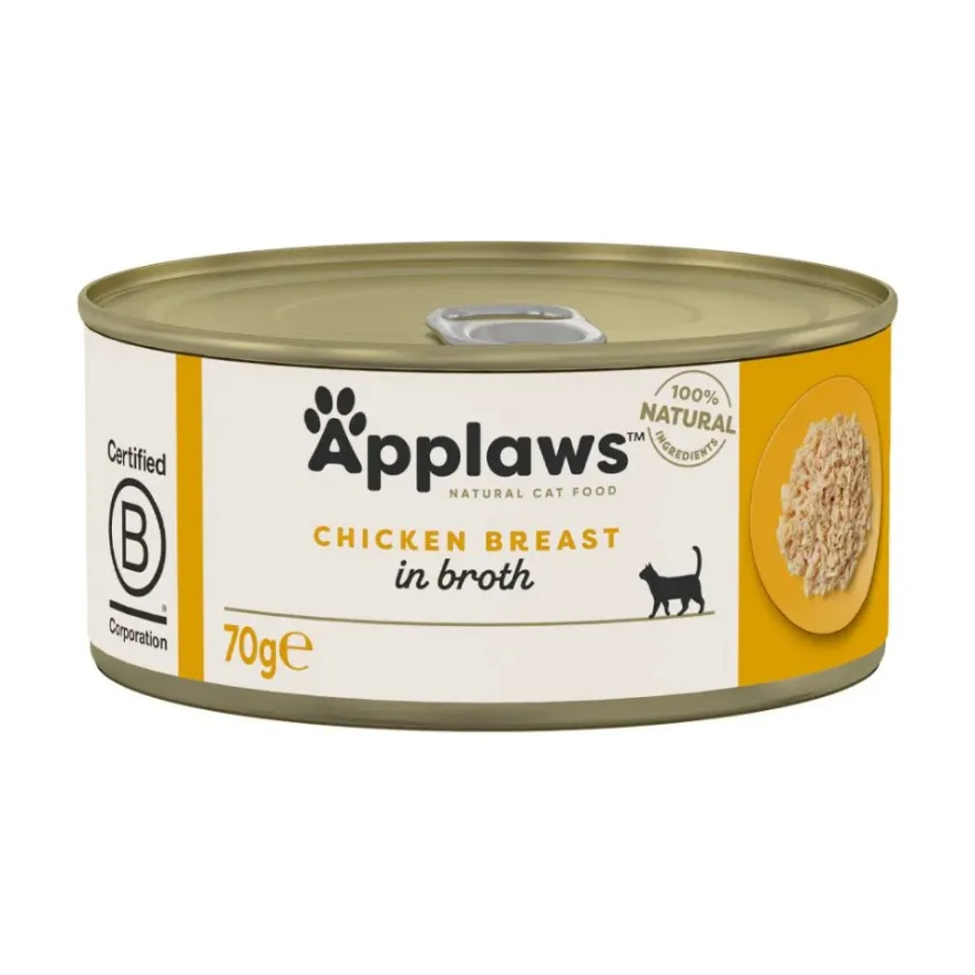 Applaws Pechuga de Pollo Comida Húmeda 24 unidades 70g