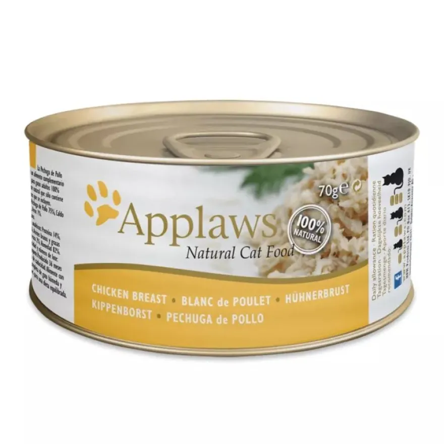 Applaws Pechuga de Pollo Comida Húmeda 24 unidades 70g