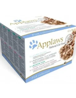Applaws Selección Pescado Comida Húmeda 12 latas de 70g