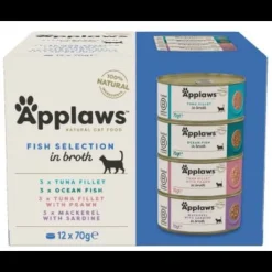 Applaws Selección Pescado Comida Húmeda 12 latas de 70g