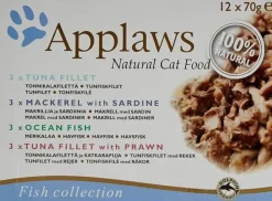 Applaws Selección Pescado Comida Húmeda 12 latas de 70g