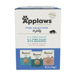 Applaws Selección Pescado en Gelatina Comida Húmeda para Gatos 12 ud
