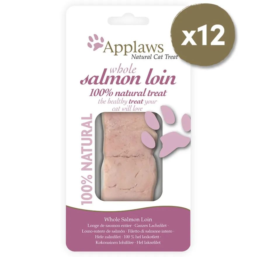 Applaws Snack Lomo Salmón 12x30g