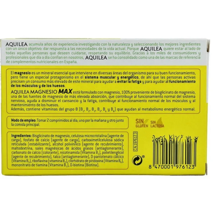AQUILEA Magnesio Max 30 Comprimidos