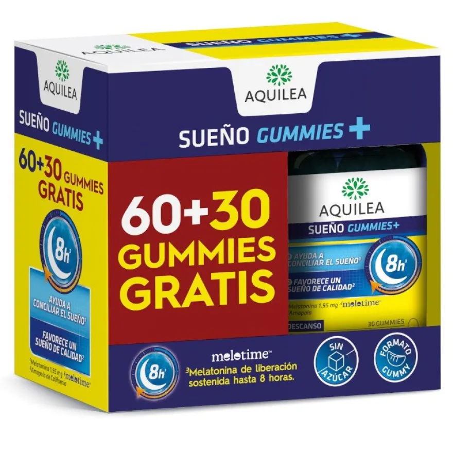 Aquilea Sueño Gummies Pack 60 + 30 Gratis