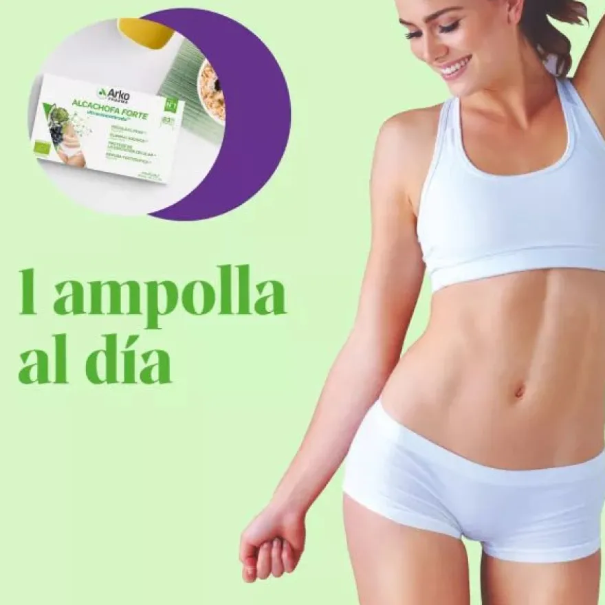 Arkopharma Arkofluido Alcachofa Forte 20 Ampollas + Botella Recargable