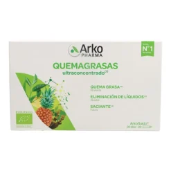 ARKOPHARMA Arkofluido Quemagrasas BIO 20 ampollas bebibles