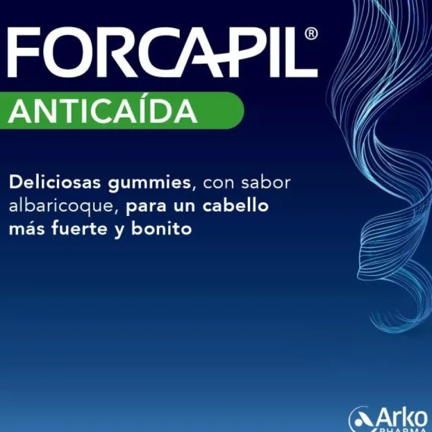 Arkopharma Forcapil Gominolas Anticaída Cabello y Uñas 60 unidades