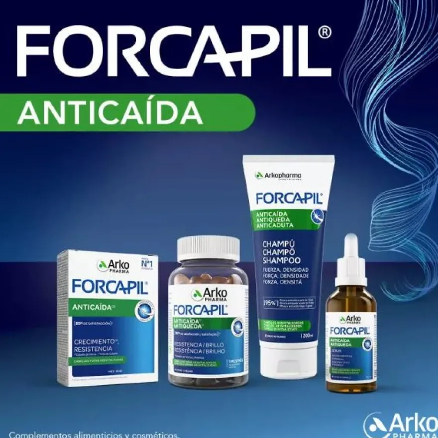 Arkopharma Forcapil Gominolas Anticaída Cabello y Uñas 60 unidades