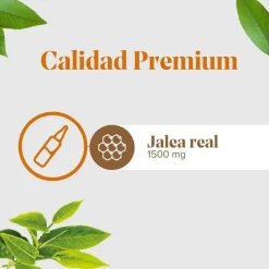 ARKOREAL Jalea Real 1500mg Sin Azúcar 20 ampollas