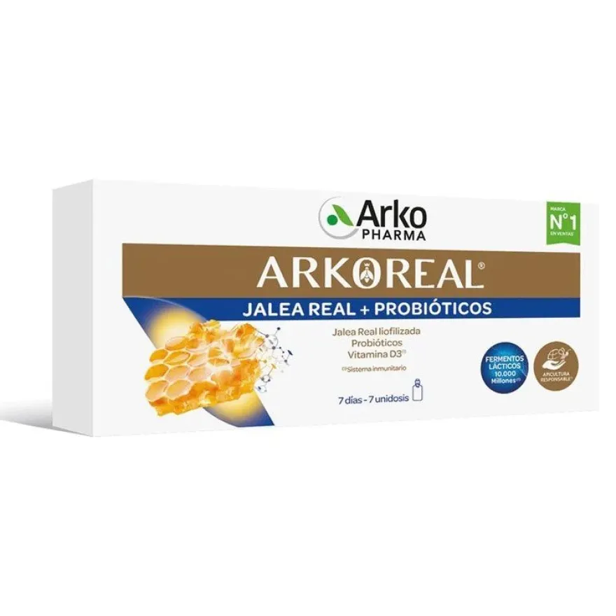 ARKOREAL Jalea Real y Probióticos 7 dosis