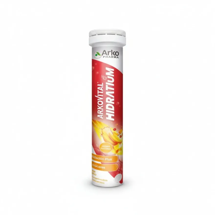 Arkovital Hidratium Hidratación Sabor Mango 24 Comprimidos Efervescentes