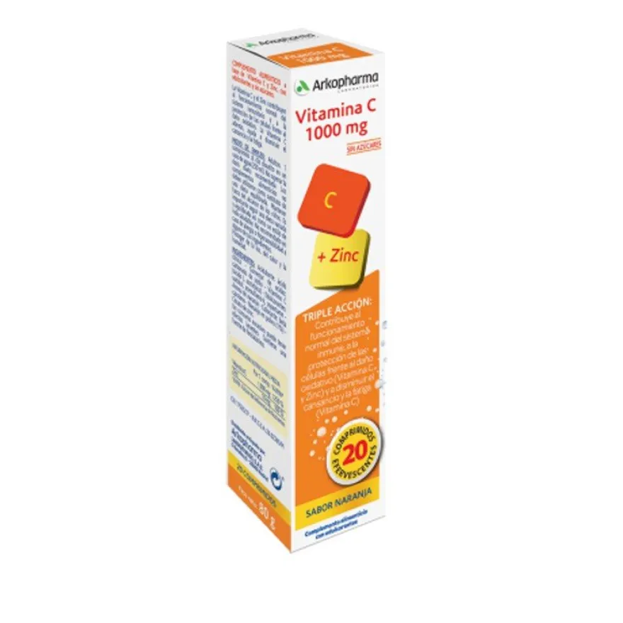 ARKOVITAL Vitamina C Efervescente 1000 mg 20 comprimidos