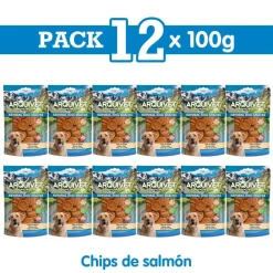 Arquivet Snack para Perros Chips de Salmón 100 g