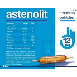 ASTENOLIT Ampollas Bebibles 12x10ml