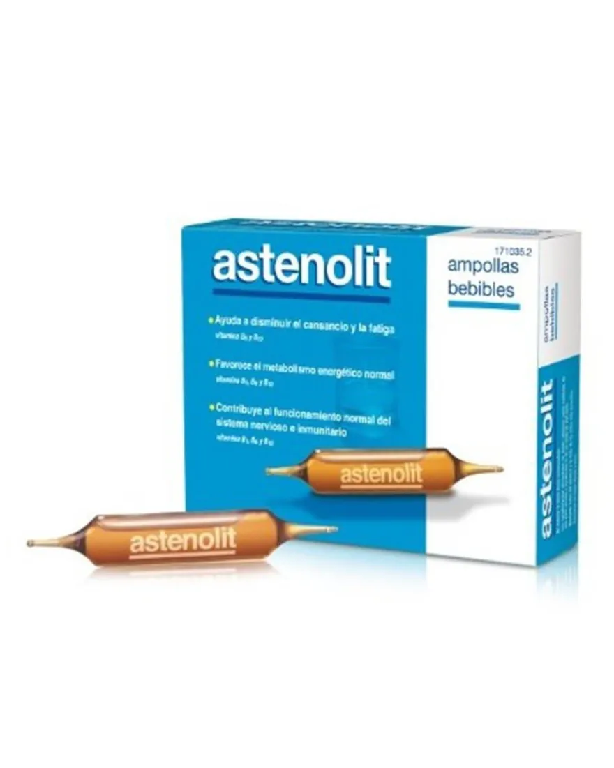 ASTENOLIT Ampollas Bebibles 12x10ml