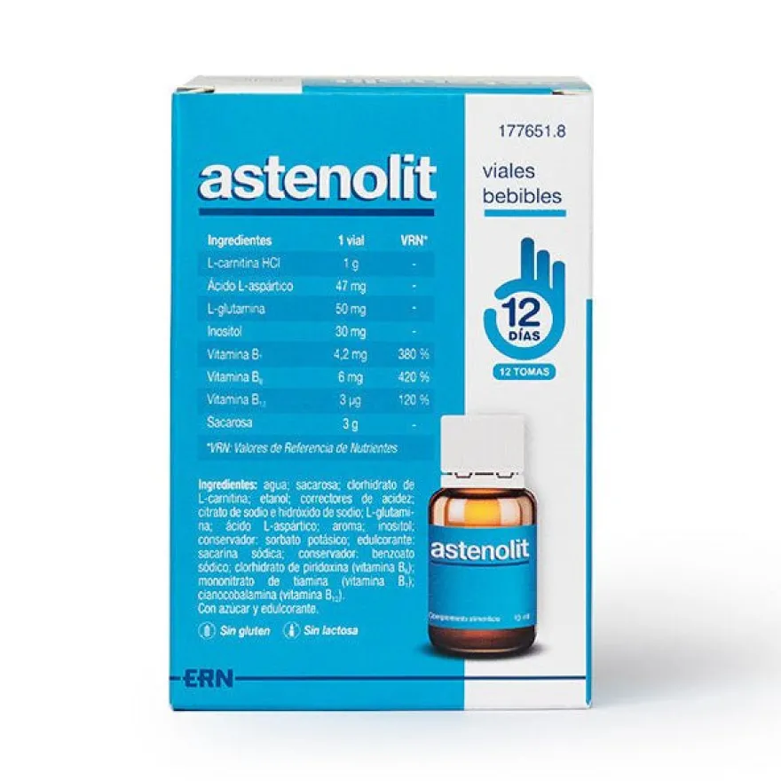 ASTENOLIT Viales Bebibles 12x10ml