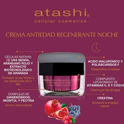 ATASHI Antioxidante Crema Antiedad Regenerante 50 ml