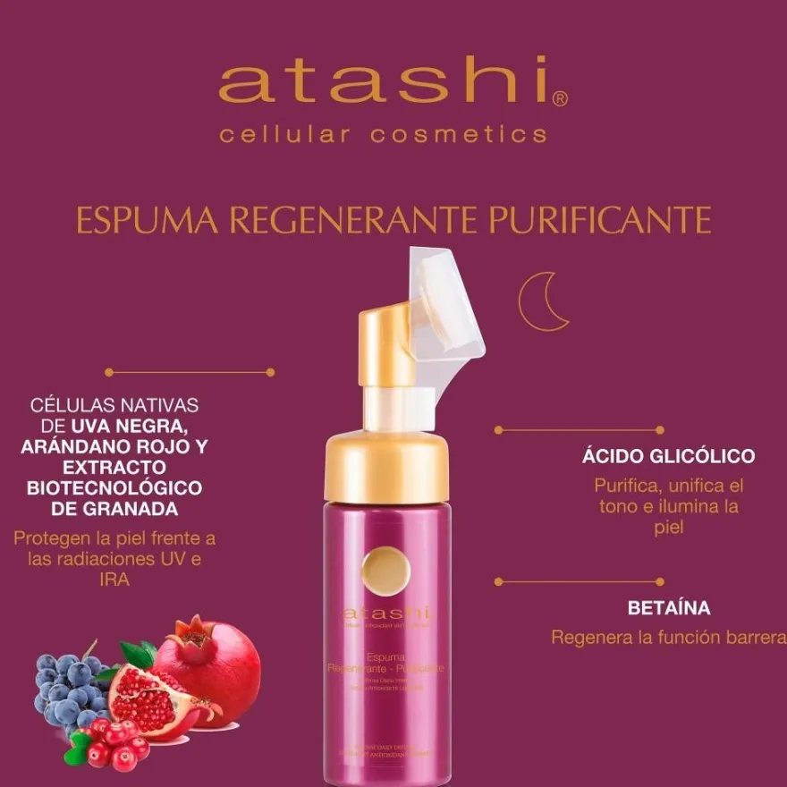 ATASHI Antioxidante Espuma Limpiadora Purificante 150 ml