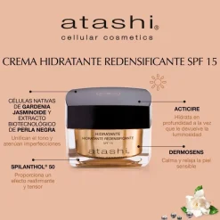 ATASHI Cellular Crema Hidratante Redensificante SPF15+ 50 ml