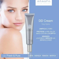 ATASHI Fresh & Pure DD CREAM Matificante Tono Intenso SPF 15+ 40 ml